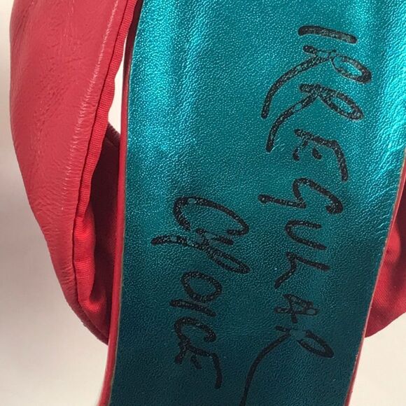 VTG,Red Kitten Heels by Irregular Choice Size 38 - Picture 6 of 16